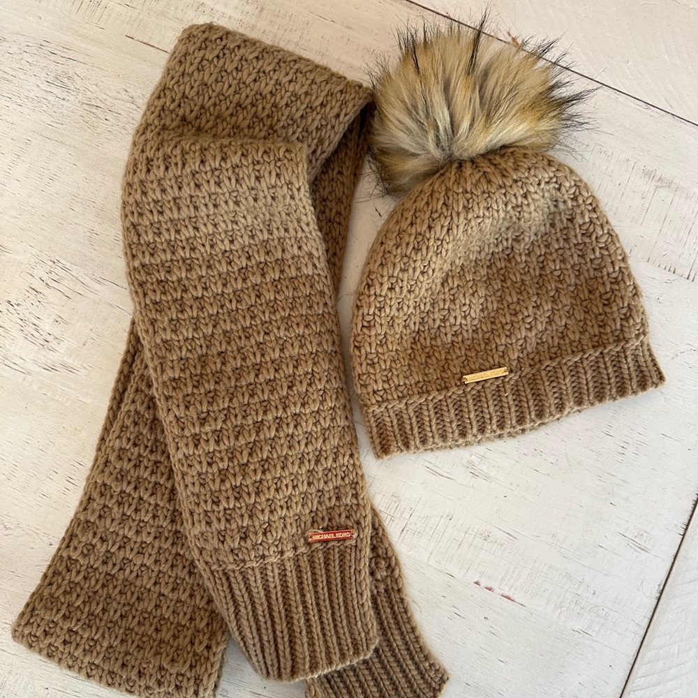Michael Kors Scarf & Hat Set - Gently Used